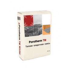 Теплоизоляционная кладочная смесь: POROTHERM TM, упаковка 20 кг 019007-040
